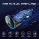 Starry Sky Dome Ambient Light Car Charger 4-in-1 with Double Retractable Cord Multi-function_M 3