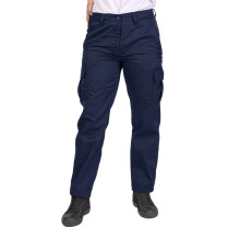 (8 UK R, Navy) Lee Cooper Womens/Ladies Classic Cargo Trousers