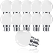 B22 Bajonet LED-lampen 3W G45 Warm Wit 3000K 180lm Niet Dimbaar Verpakking van 10 stuks Equivalent aan 20W