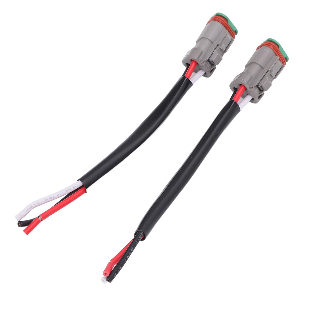 Auto Waterproof 3 Pin Dt Connectors Pair 7444352097746