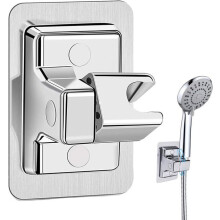 Soporte de repuesto para cabezal de ducha ajustable de 360 grados, soporte duradero para ducha de mano, no requiere perforación.