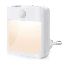 Luz nocturna con sensor de movimiento, brillo ajustable y sensor de movimiento infrarrojo inteligente.