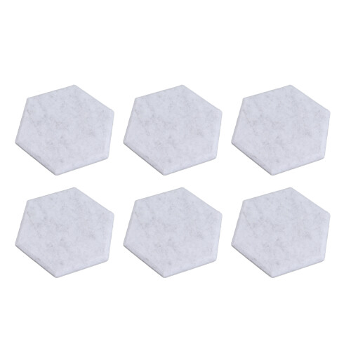 Akustikplatten Sechseck 12 Stk. selbstklebend