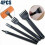 (3 mm) 4 Pcs Quality Leather Craft Tools Hole Punches Stitching Punch Tool Set 1 2 4 6 Prong Leather Tools Set 1