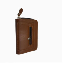 Pochette à plusieurs compartiments grande capacité pour cartes d'identité, porte-monnaie accordéon, portefeuille en PU