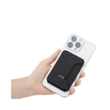 Support magnétique pour téléphone portable, perche à selfie magnétique, support pliable, porte-cartes, porte-cartes multifonction