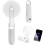 Μίνι φορητός ανεμιστήρας χειρός, αθόρυβος επαναφορτιζόμενος ανεμιστήρας ταξιδι 1