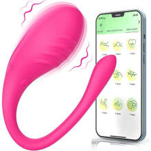 Mini aparat de masaj vibrant cu ouă, telecomandă Bluetooth, masaj personal puternic și impermeabil, compact și portabil