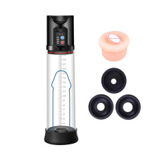 Pompă electrică de masaj cu vid cu 4 niveluri de aspirație, masaj automat cu vid înalt reîncărcabil