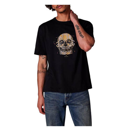 Paul Smith (S, Black) Paul Smith Mens Skull Regular T-Shirt 1