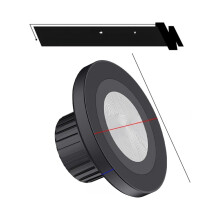 Support magnétique à rotule de 17 mm pour voiture, compatible avec les supports de téléphone Apple.
