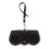 Genuine Leather Eyeglass Case Black with Snap Button Closure, Lightweight and Practical Protective Storage Case 1