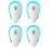 4 Pack Ultrasonic Insect and Rodent Repellent Electronic Pest Control Device Frequency Conversion Indoor Use 1