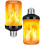 LED Flame Effect Bulb 2-Pack E27 3W 3 Modes Dancing Flame for Indoor Decoration and Warm Ambiance 1