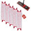 Microfibre Mop Head Refills, 5 Pack, 51 x 14 cm, Reusable and Machine Washable, White 1