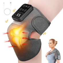 Wireless Heated Knee Massager, Knee Heating Brace, Relieves Knee Fatigue and Promotes Relaxation