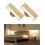 2 Pack Indoor Wooden Wall Sconce Wireless USB Rechargeable Adjustable Brightness Wall Light 1