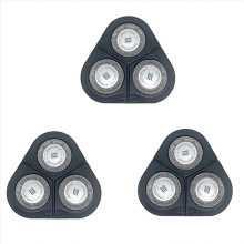 3 têtes de rasoir de rechange compatibles avec les modèles S1000, S1010, S1020, S1050, S1060 et S1070 (lame de rechange incluse).