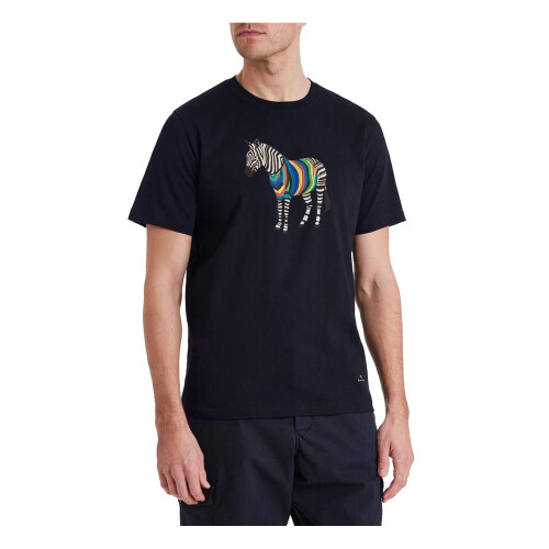 Paul Smith Paul Smith Mens Zebra Crew Neck Regular T-Shirt 2