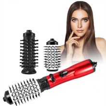 Sèche-cheveux rotatif 3 en 1 à air chaud pour sécher, boucler et lisser les cheveux - 9192339819673