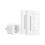 Wireless Remote Control Socket with 2 Wall Remotes, 16A 3680W, 30 m Range, EU Type E/F Plug, White 1