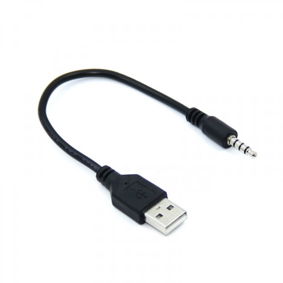 Usb A Male To 3.5Mm Audio Cable For Car Navigation Gps Aux Input Stereo Sound 6485316005149