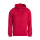 (M, Red) Clique Mens Basic Full Zip Hoodie 1