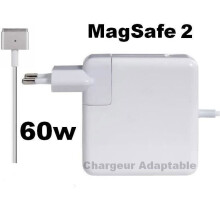 60W Magnetic Laptop Charger for MacBook 13, Magsafe 2 Compatible Power Adapter for Home Office Use