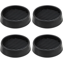 Set di 4 cuscinetti antiscivolo in gomma per mobili, piedini antiscivolo, ferma-letto, cuscinetti protettivi, 5 x 5 cm