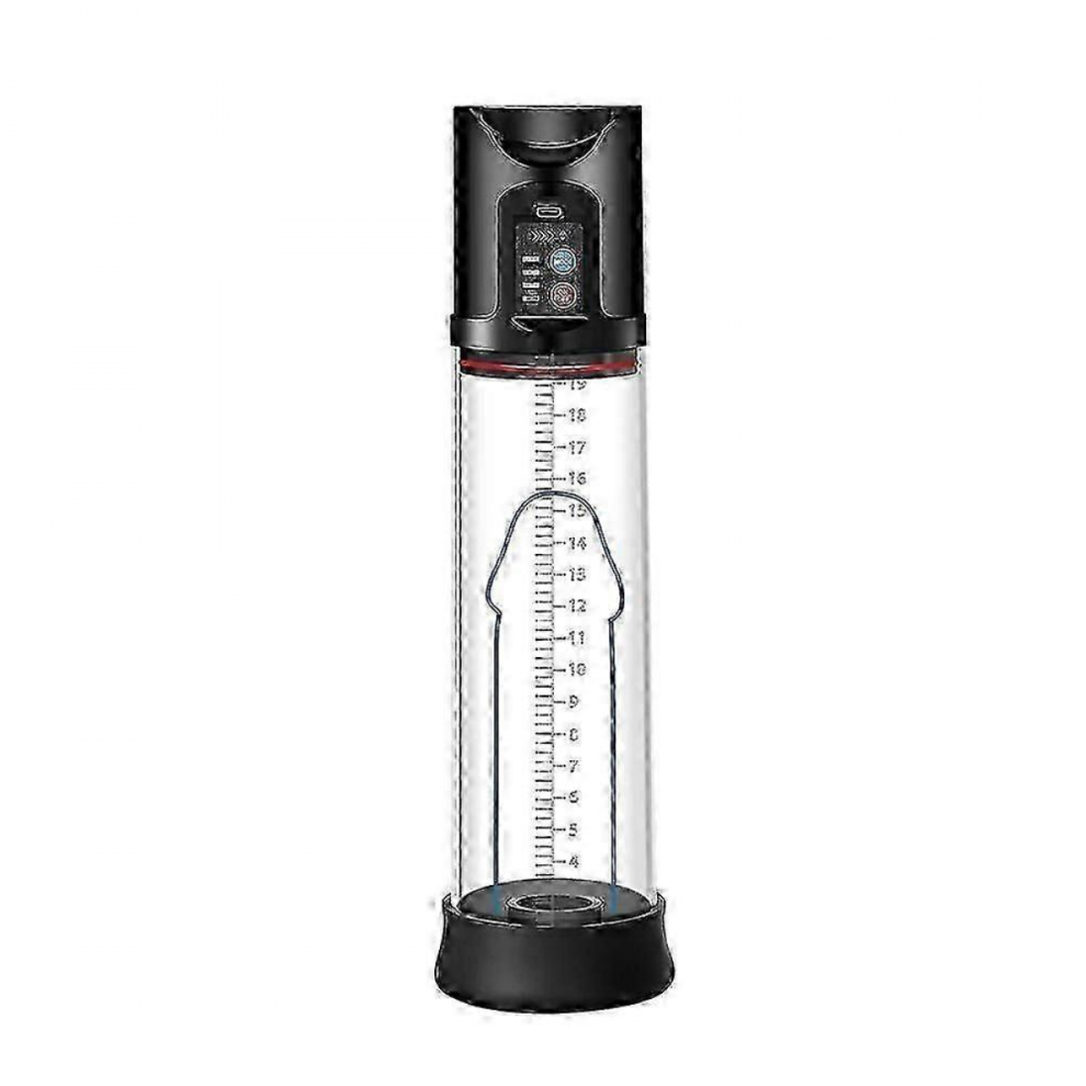 Electric Massager Vacuum Pump With 4 Suction Intensities, Rechargeable Automatic High-vacuum Enlar NEW