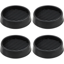 Set di 4 cuscinetti antiscivolo in gomma per mobili, piedini antiscivolo, ferma-letto, cuscinetti protettivi, 5 x 5 cm