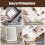 3 Color LED Lighted Makeup Mirror Touch Screen 10X 8