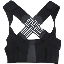 Cintura di supporto lombare elastica e traspirante unisex, taglia L, per la correzione della postura quotidiana.