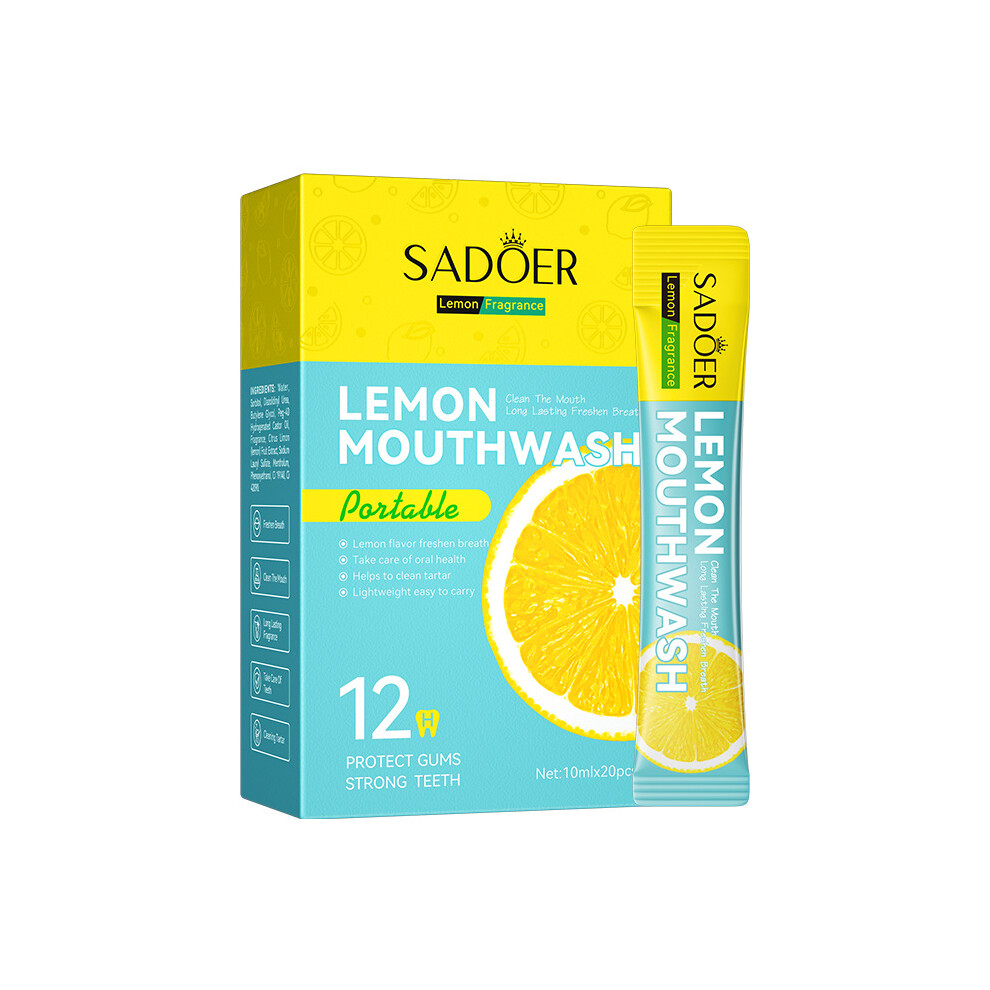 SADOER Mouthwash Boxed Disposable Portable Oral Cleanser