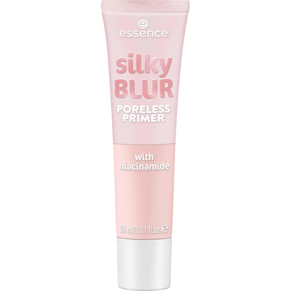 Essence | Silky Blur Poreless Primer | Skin-Smoothing & Pore-Blurring| Infused With Niacinamide | Vegan & Cruelty Free