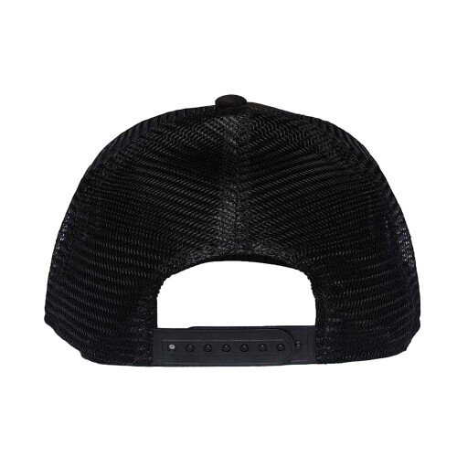 (One Size, Black) Christian Rose Li Plate Trucker Cap 1