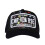 (One Size, Black) Christian Rose Li Plate Trucker Cap 3