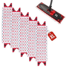 Conjunto de 5 Refis de Mop de Microfibra, 51 x 14 cm, Reutilizáveis, Laváveis à Máquina, Compatíveis com Ultramax XL
