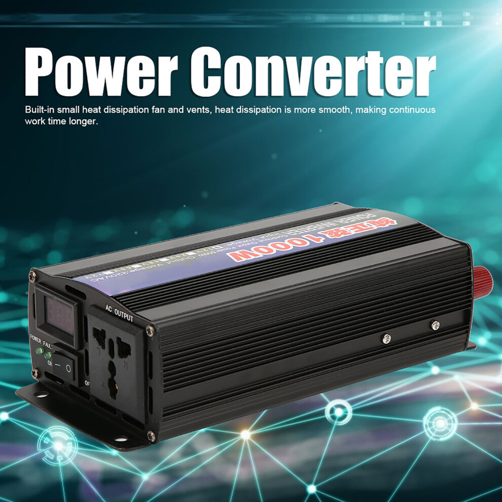 Compact 1000W DC-AC Inverter Pure Sine Wave