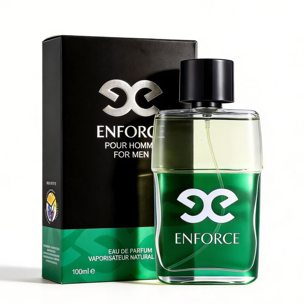 Kouyi (Enforce) 3.4 Oz Men's Eau De Toilette Spray, Long-Lasting Perfume, Calabria, Lemon, Pepper And Vetiver, Very Suitable For Dating