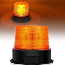 Sinalizador LED sem fio recarregável 12V 24V laranja estroboscópico magnético à prova d'água para uso em emergências veiculares