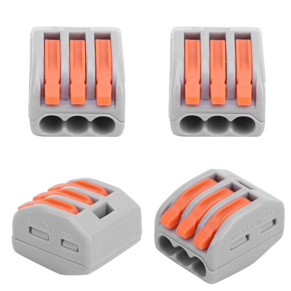 100 Pcs Push Wire Line Terminal Blocks