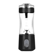 Prenosný osobný mixér na smoothie a krémy, nabíjateľný cez USB s mixovacím pohárom, kompaktný na doma aj na cesty