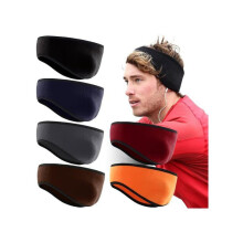 Conjunto de 6 faixas de cabeça para esportes de inverno, unissex, com protetor de orelhas, em fleece macio e elástico, ideal para corrida, c