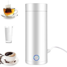 Prenosná cestovná kanvica, elektrická kanvica s objemom 400 ml, vyhrievaný hrnček 3 v 1 pre domácnosť a kanceláriu