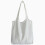Solid color canvas bag hand-painted canvas bag without picture, single shoulder handbag 1