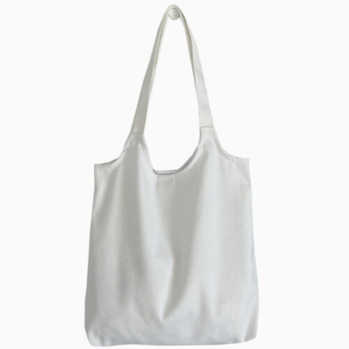 Solid color canvas bag hand-painted canvas bag without picture, single shoulder handbag