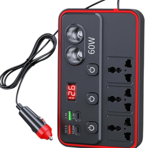 Car charger 12V24V conversion 220V universal multi-function inverter car truck fast charging cigarette lighter socket
