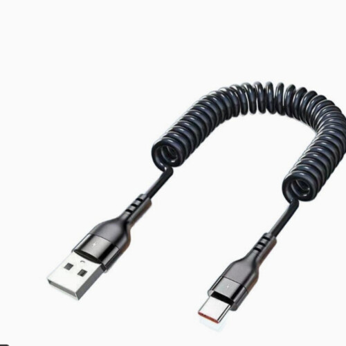 Suitable for Apple PD fast charging spring data cable iPhone7/8/xs/11/12/13/14 mobile phone car charging