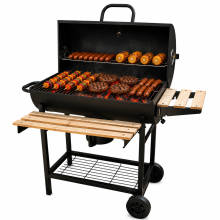 KCT Classic Barrel Outdoor BBQ Smoker